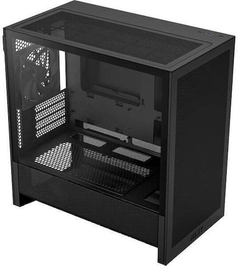 NZXT H3 Flow Midi Tower Κουτί Υπολογιστή με Πλαϊνό Παράθυρο Μαύρο - Image 2
