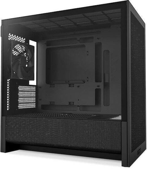 NZXT H3 Flow Midi Tower Κουτί Υπολογιστή με Πλαϊνό Παράθυρο Μαύρο - Image 5