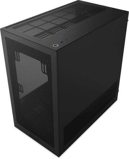 NZXT H3 Flow Midi Tower Κουτί Υπολογιστή με Πλαϊνό Παράθυρο Μαύρο - Image 4