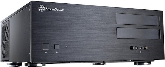 Silverstone GD08 Home Theater Κουτί Υπολογιστή Μαύρο