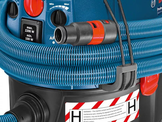 Bosch GAS 35 H AFC Professional Σκούπα Υγρών / Στερεών 1200W με Πλαστικό Κάδο 35lt - Image 6