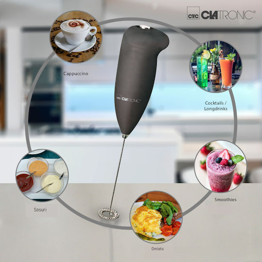 Clatronic MS 3089 262161 Φραπεδιέρα Χειρός Μπαταρίας Μαύρη - Image 2