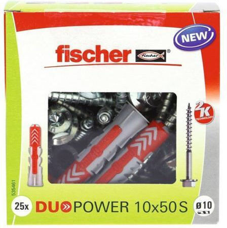 fischer Duopower S Ούπα Πλαστικό 10x50mm 25τμχ 535461 - Image 3