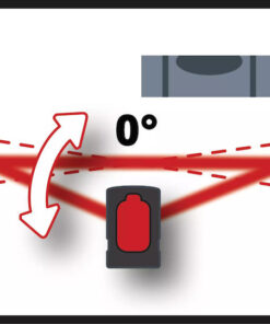 Alternative view of Einhell TC-LL 2 G Αυτορυθμιζόμενο Γραμμικό Αλφάδι Laser Πράσινης Δέσμης 1.5V με Εύρος Εργασίας 16m