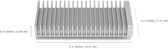 OWC Express 1M2 USB-C Εξωτερικός SSD 1TB M.2 Μαύρο - Image 4