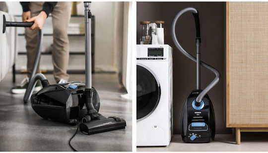 Siemens Q5.0 Extreme Silencepower Ηλεκτρική Σκούπα 850W με Σακούλα 4.5lt Μαύρη - Image 4