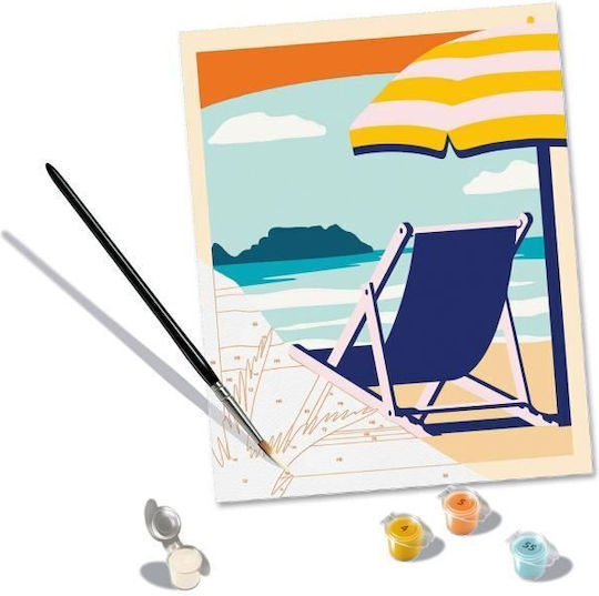 Ravensburger Creart Paint By Numbers Adults Relaxation At Beach - Image 2