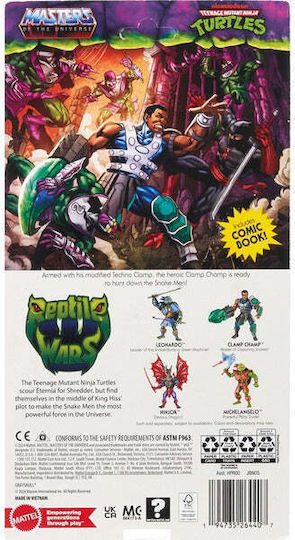Φιγούρα Δράσης Turtles Grayskull Clamp Champ Masters of the Universe 14εκ. - Image 3