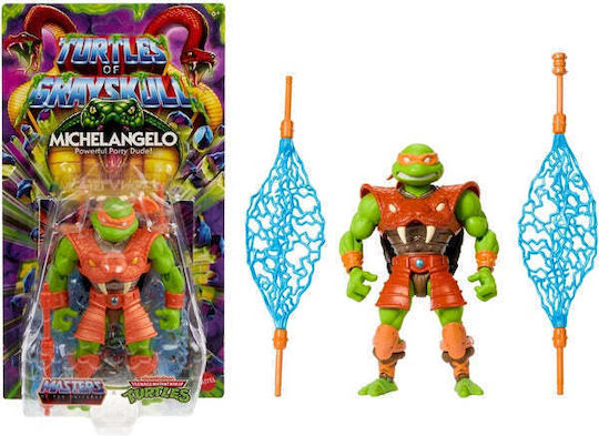 Φιγούρα Δράσης Mutant Ninja Turtles - Michelangelo Masters of the Universe 14εκ. JBN02 - Image 2