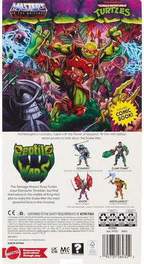 Φιγούρα Δράσης Mutant Ninja Turtles - Michelangelo Masters of the Universe 14εκ. JBN02 - Image 3