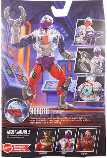 Φιγούρα Δράσης New Eternia Masterverse - Roboto Masters of the Universe 18εκ. JBP78 - Image 3