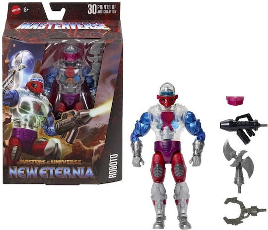 Φιγούρα Δράσης New Eternia Masterverse - Roboto Masters of the Universe 18εκ. JBP78 - Image 4