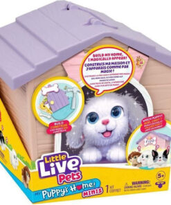 Giochi Preziosi Little Live Pets Μωβ Σπιτάκι με Κουταβάκι Έκπληξη για 5+ Ετών 26616A