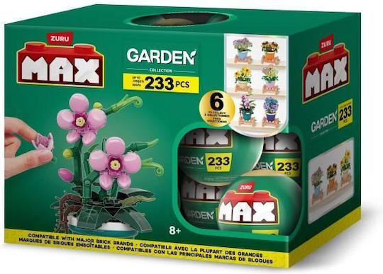 Zuru Τουβλάκια Max Build Κήπος Φυτά Σε Γλάστρα για 3+ Ετών 1τμχ (Διάφορα Σχέδια) 1τμχ 83183 - Image 3