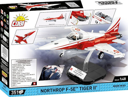 Cobi Τουβλάκια Armed Forces Northrop F-5e Tiger Ii για 7+ Ετών 351τμχ COBI-5857 - Image 4