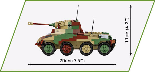Cobi Τουβλάκια Historical Collection World War II Sd.Kfz.234-2 Puma για 7+ Ετών 470τμχ - Image 9