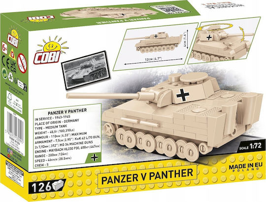 Cobi Τουβλάκια Panzer V Panther για 6+ Ετών 126τμχ - Image 4