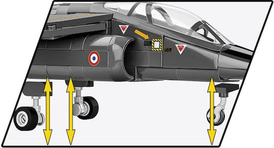 Cobi Τουβλάκια Armed Forces Aircraft Dassault Alpha Jet για 7+ Ετών 364τμχ COBI-5842 - Image 9