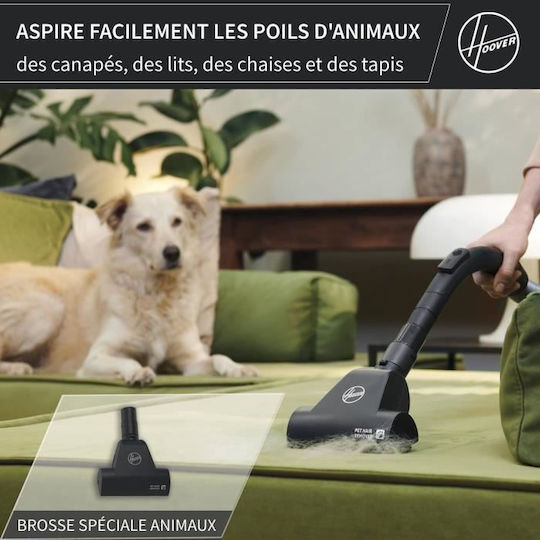 Hoover HE120PET 011 Ηλεκτρική Σκούπα 700W με Σακούλα 2.5lt Iron Grey - Image 8