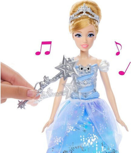 Mattel Σταχτοπούτα Με Μαγικό Ραβδί Κούκλα για 3+ Ετών 25.58εκ. (Διάφορα Σχέδια) 1τμχ JBF94 - Image 2