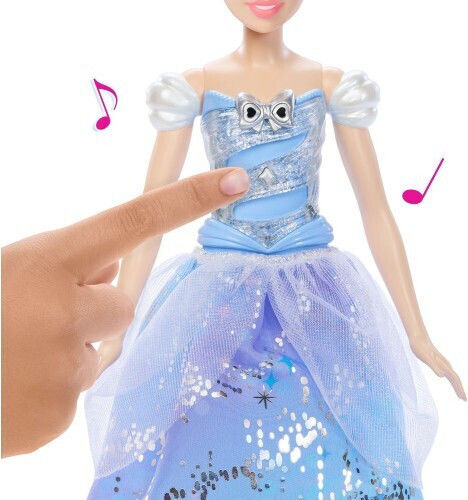 Mattel Σταχτοπούτα Με Μαγικό Ραβδί Κούκλα για 3+ Ετών 25.58εκ. (Διάφορα Σχέδια) 1τμχ JBF94 - Image 3