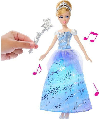 Mattel Σταχτοπούτα Με Μαγικό Ραβδί Κούκλα για 3+ Ετών 25.58εκ. (Διάφορα Σχέδια) 1τμχ JBF94 - Image 4