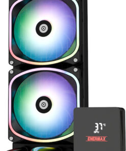 Alternative view of Enermax Aquafusion II 240 ARGB Υδρόψυξη Επεξεργαστή Διπλού Ανεμιστήρα 120mm για Socket AM4/AM5/1700