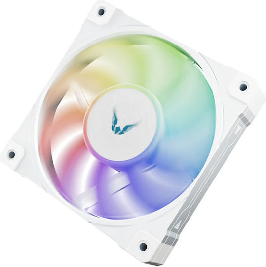 Valkyrie B12 Case Fan 120mm με ARGB Φωτισμό και Σύνδεση 4-Pin PWM Λευκό