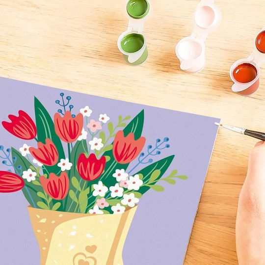 Ravensburger Creart Paint By Numbers Adults Tulip Bouquet - Image 6