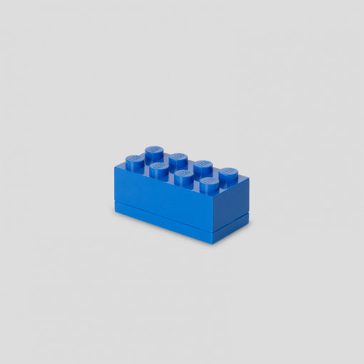 LEGO Lego Mini Box 8 Πλαστικό Παιδικό Δοχείο Φαγητού Μπλε 9.2 x 4.6 x 4.3εκ. 40121731 - Image 2