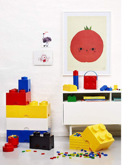 LEGO Lego Mini Box 8 Πλαστικό Παιδικό Δοχείο Φαγητού Μπλε 9.2 x 4.6 x 4.3εκ. 40121731 - Image 4