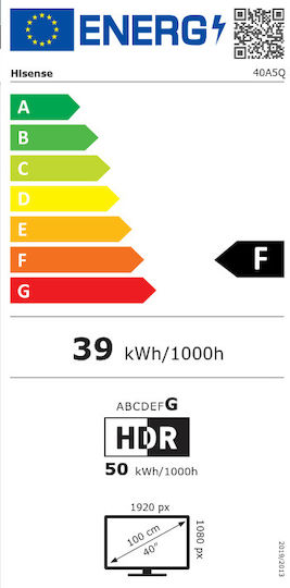 Hisense Smart Τηλεόραση 40" Full HD LED A5Q HDR (2025) 40A5Q - Image 6