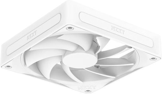NZXT F120Q Case Fan με Λευκό Φωτισμό και Σύνδεση 4-Pin PWM Λευκό - Image 2