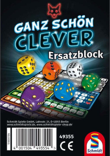 Επιτραπέζιο Παιχνίδι That's Pretty Clever για 1-4 Παίκτες 49355 (GER) Schmidt Spiele - Image 3