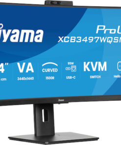 Alternative view of Iiyama ProLite XCB3497WQSNPH-B1 Ultrawide VA Curved Monitor 34" QHD 3440x1440