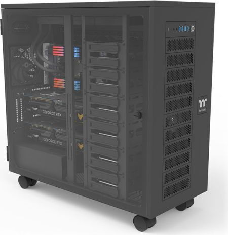 Thermaltake AX700 TG Ultra Tower Κουτί Υπολογιστή με Πλαϊνό Παράθυρο Μαύρο
