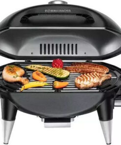 Rommelsbacher BBQ 4000 Επιτραπέζια Ηλεκτρική Ψησταριά Σχάρας 2200W με Καπάκι και Ρυθμιζόμενο Θερμοστάτη BBQ 4000