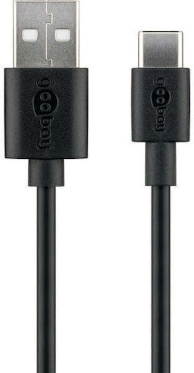 Goobay USB 2.0 Cable USB-C male - USB-A 15W Μαύρο 1m (45735) - Image 4