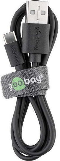 Goobay USB 2.0 Cable USB-C male - USB-A 15W Μαύρο 1m (45735) - Image 6