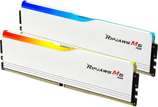 G.Skill Ripjaws M5 DDR5 32GB RAM με 2x16GB Modules και Ταχύτητα 6000 για Desktop F5-6000J2836G16GX2-RM5RW - Image 3