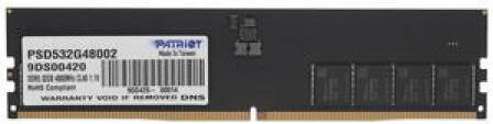 Patriot Signature DDR5 με Module 1x32GB και Ταχύτητα 4800 για Desktop PSD532G48002 - Image 3