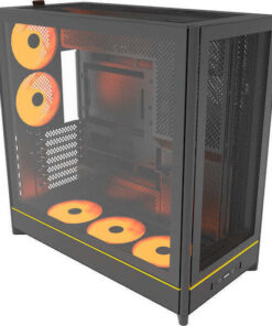 Alternative view of Montech HS01 PRO Gaming Midi Tower Κουτί Υπολογιστή με RGB Φωτισμό Μαύρο