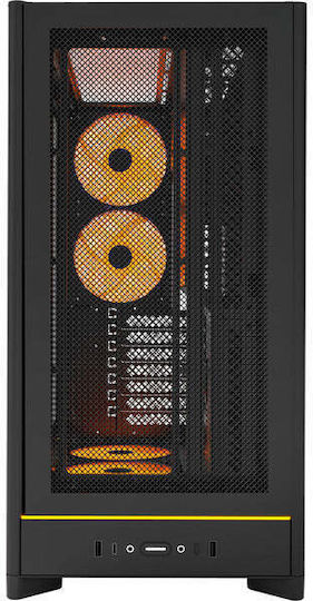Montech HS01 PRO Gaming Midi Tower Κουτί Υπολογιστή με RGB Φωτισμό Μαύρο - Image 3