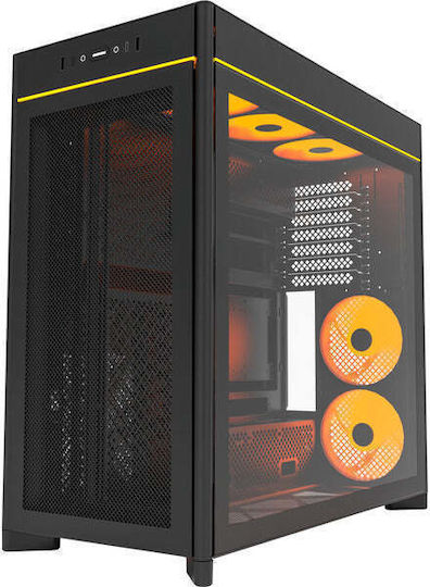 Montech HS01 PRO Gaming Midi Tower Κουτί Υπολογιστή με RGB Φωτισμό Μαύρο - Image 4