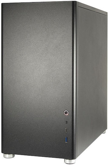 Inter-Tech X2 Duplex Pro Mini Tower Κουτί Υπολογιστή Μαύρο - Image 4