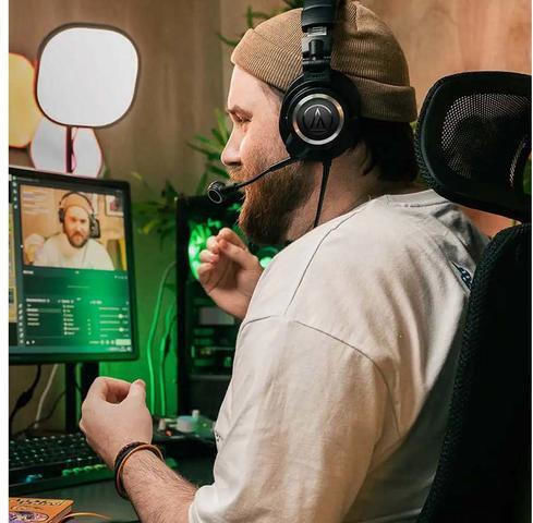 Audio Technica ATH-M50xSTS XLR Over Ear Gaming Headset με σύνδεση 3.5mm - Image 6