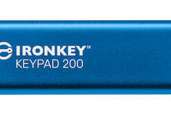 Alternative view of Kingston IronKey Keypad 200 256GB USB 3.2 Stick Μπλε