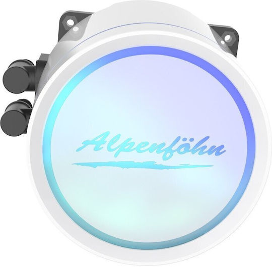 Alpenfoehn Gletscherwasser 240 ARGB Υδρόψυξη Επεξεργαστή Διπλού Ανεμιστήρα 120mm για Socket AM4/AM5/1200/115x Λευκή - Image 7