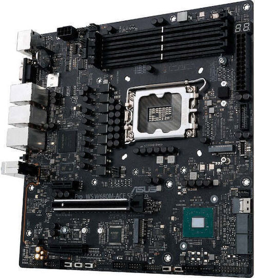 Asus Pro WS W680M-ACE SE Motherboard Micro ATX με Intel 1700 Socket 90MB1FA0-M0EAY0 - Image 5