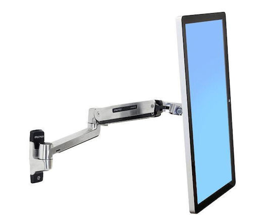 Ergotron LX Επιτοίχια Βάση Οθόνης έως 46" με Βραχίονα Ασημί - Image 5